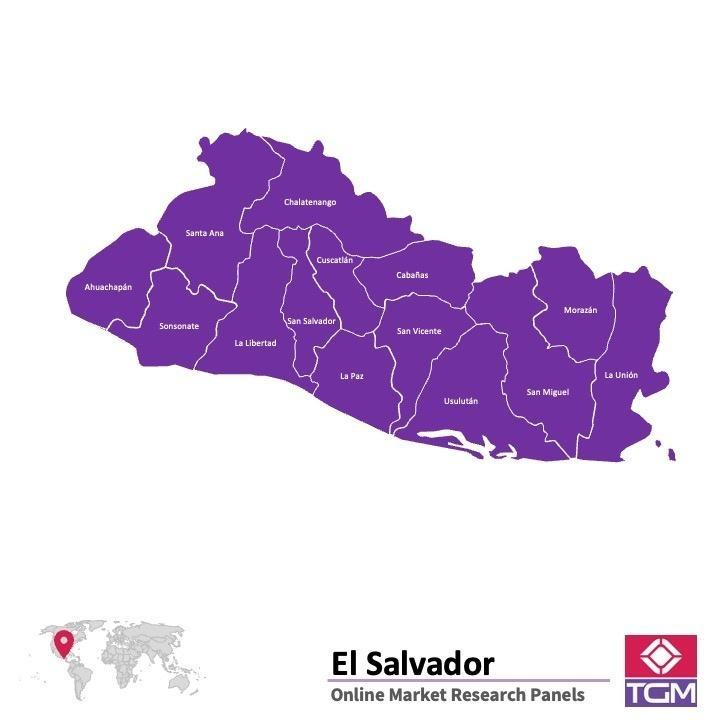 Onlinepanel i El Salvador| Marknadsundersökning i El Salvador