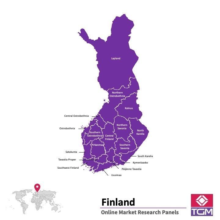 Onlinepanel i Finland| Marknadsundersökning i Finland