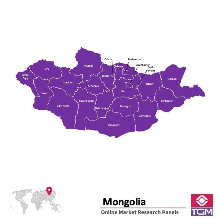 Onlinepanel i mongoliet| Marknadsundersökning i mongoliet