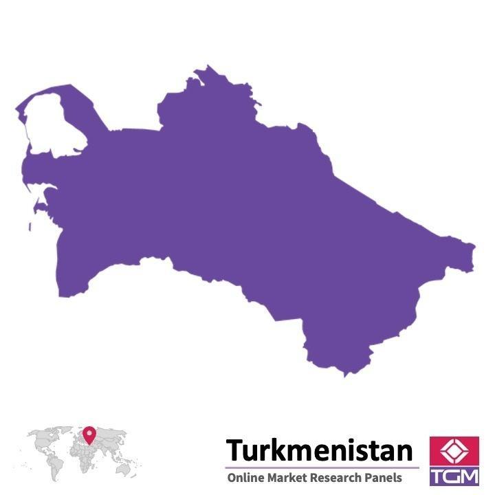 Onlinepanel i Turkmenistan| Marknadsundersökning i Turkmenistan