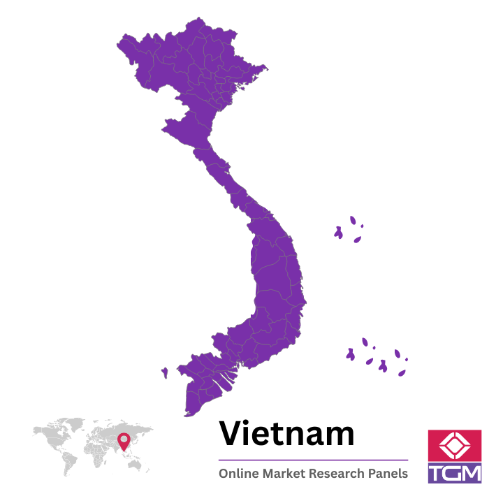 Onlinepanel i Vietnam| Marknadsundersökning i Vietnam