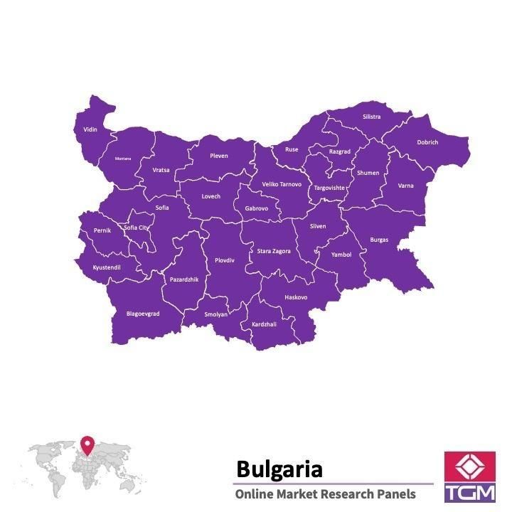 Onlinepanel i Bulgarien|  Marknadsundersökning i Bulgarien