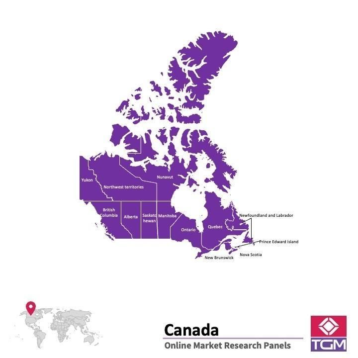 Onlinepanel i Kanada|  Marknadsundersökning i Kanada