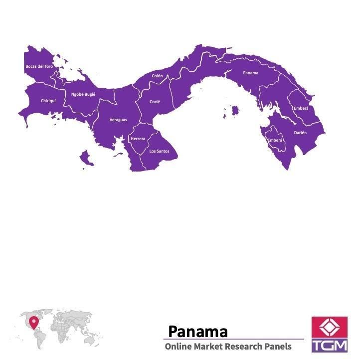 Onlinepanel i Panama|  Marknadsundersökning i Panama