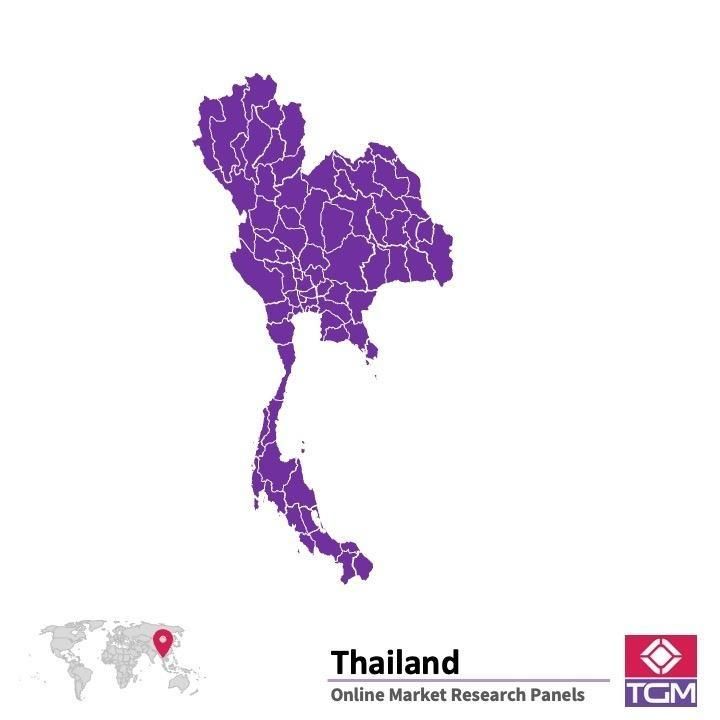 Onlinepanel i Thailand|  Marknadsundersökning i Thailand