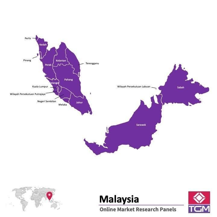 Onlinepanel i Malaysia|  Marknadsundersökning i Malaysia
