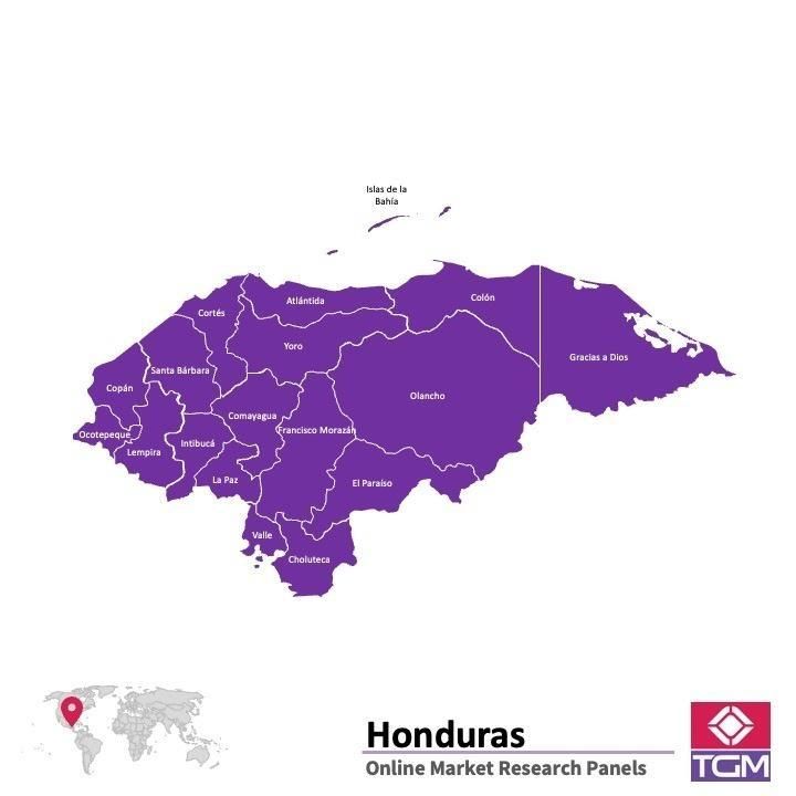 Onlinepanel i Honduras|  Marknadsundersökning i Honduras