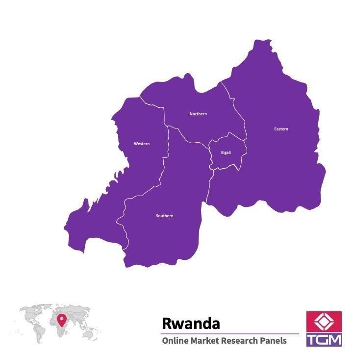 Onlinepanel i Rwanda|  Marknadsundersökning i Rwanda
