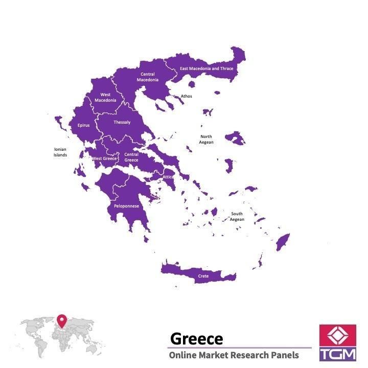 Onlinepanel i Grekland|  Marknadsundersökning i Grekland