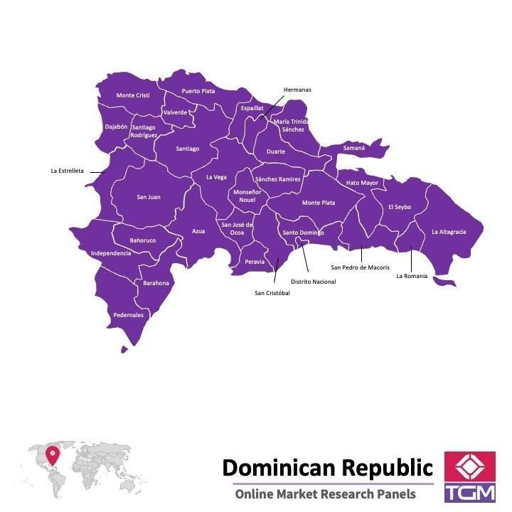 Onlinepanel i Dominikanska republiken|  Marknadsundersökning i Dominikanska republiken