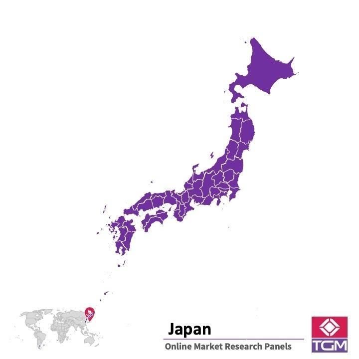 Onlinepanel i Japan|  Marknadsundersökning i Japan
