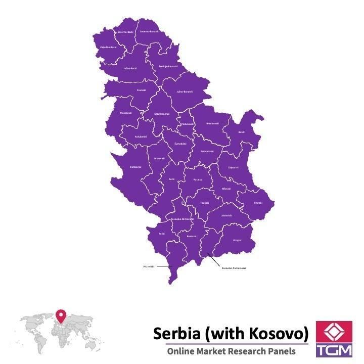 Onlinepanel i Serbien|  Marknadsundersökning i Serbien